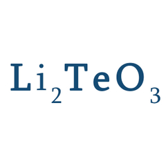 Telurito de litio (Li2TeO3) -Polvo